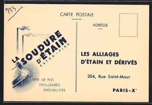 AK Paris, La Sourdure d`Étain, 204 Rue Saint-Maur