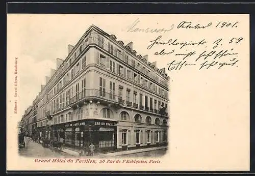 AK Paris, Grand Hotel du Pavillon, 36 Rue de l`Echiquier