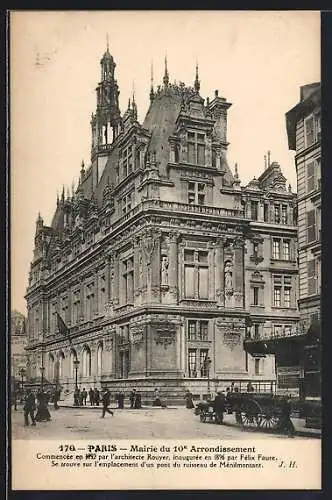 AK Paris, Mairie du 10. Arrondissement