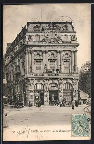 AK Paris, Théâtre de la Renaissance