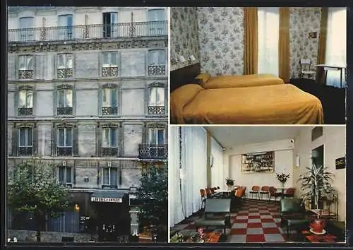 AK Paris, Hôtel de Londres et Anvers, 133 bd de Magenta