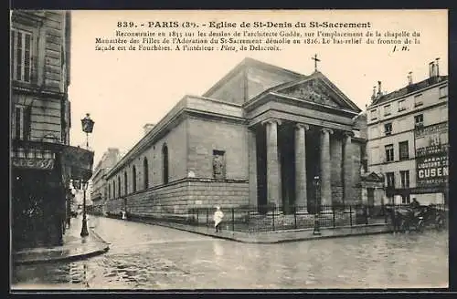 AK Paris, Eglise de St-Denis du St-Sacrement