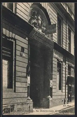 AK Paris, Ancien Hôtel de Bouligneux, Rue Michel-le-Comte