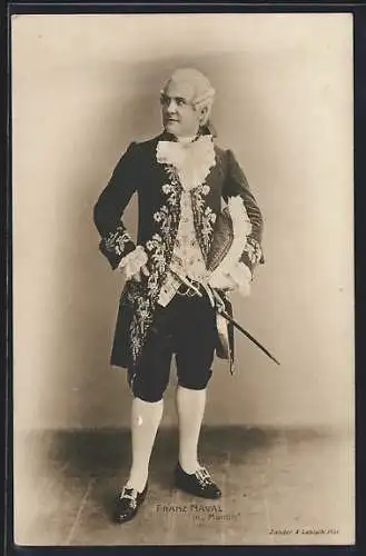 AK Schauspieler Franz Naval in Manon