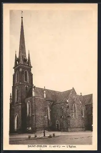 AK Saint-Erblon /I.-et-V., L`Eglise