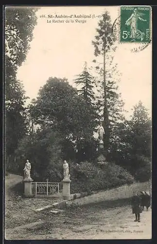 AK St-Aubin-D`Aubigné, Le Rocher de la Vierge