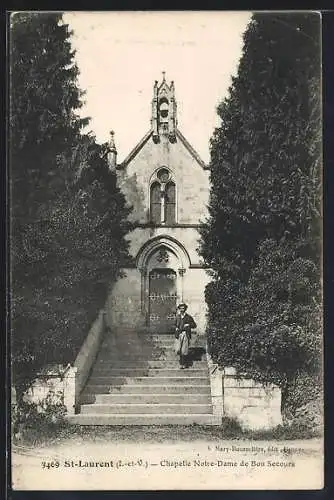 AK St-Laurent /I.-et-V., Chapelle Notre-Dame de Bon Secours