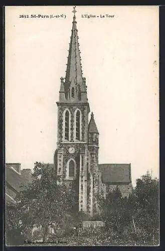 AK St-Pern /I.-et-V., L`Eglise, la Tour