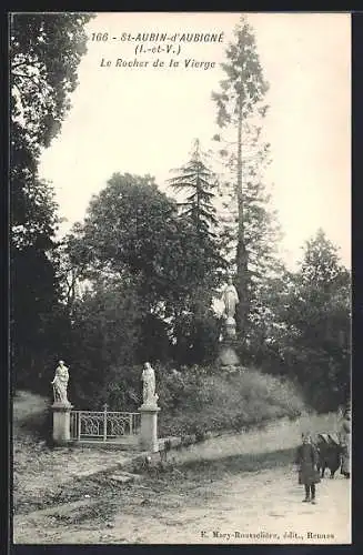 AK St-Aubin-d`Aubigné, Le Rocher de la Vierge