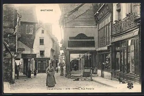 AK Vitré /I.-et-V., Rue Poterie