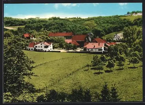 AK Viersbach bei Bechem, Bergisches Cafe, Ortsansicht aus der Vogelschau