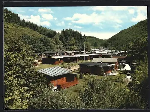 AK Hollerath /Eifel, Campingplatz und Feriendorf Oberprether Mühle