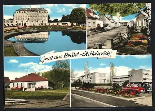 AK Brühl-St. Heinrich, Strassenpartie, Ortsansichten