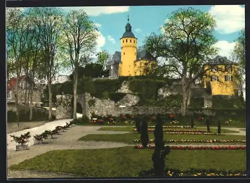 AK Nümbrecht, Schloss Homburg mit Park