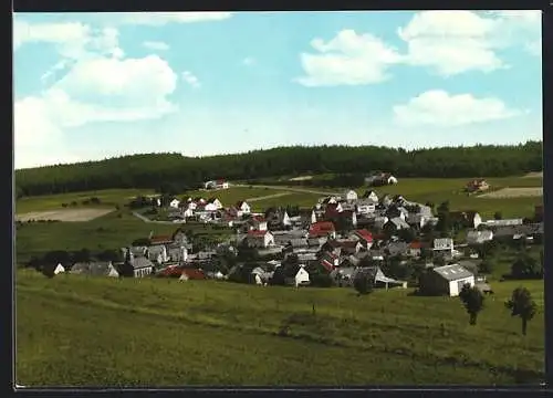 AK Daun-Waldkönigin /Eifel, Ortsansicht aus der Vogelschau