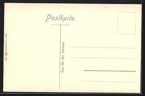 AK Goslar, Totalansicht vom Georgenberg aus