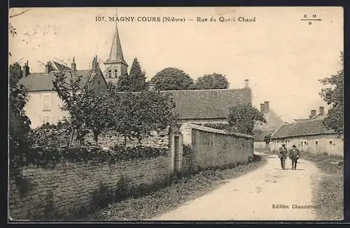 AK Magny-Cours /Nievre, Rue du Quart-Chaud