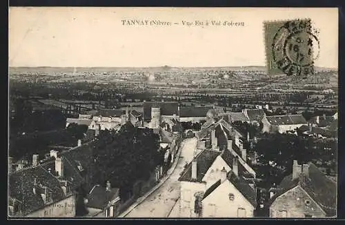 AK Tannay /Nievre, Vue Est a Vol d`oiseau