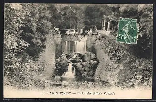 AK Morvan, Le lac de Settons, Cascade