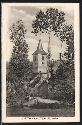 AK Oisy, Vue sur l`Eglise