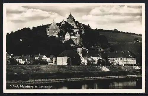 AK Schweinfurt, Blick zum Schloss Mainberg