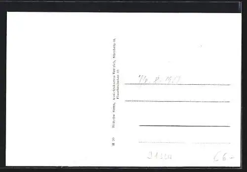 AK Sulzfeld am Main, Teilansicht mit Kirche