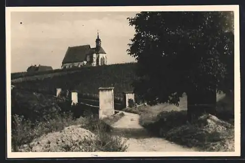 AK Volkach a. Main, Kirche am Kirchberg