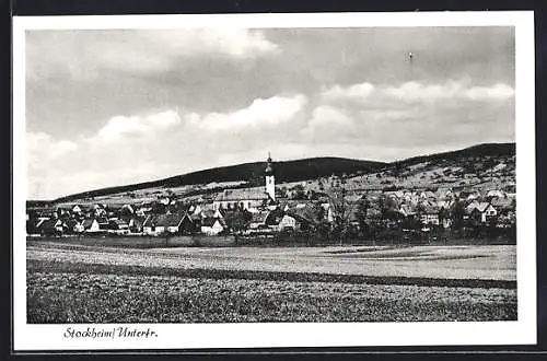 AK Stockheim /Unterfranken, Ortsansicht aus der Ferne