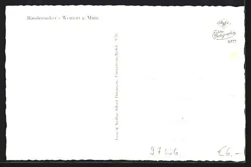 AK Randersacker a. Main, Teilansicht mit Kirche