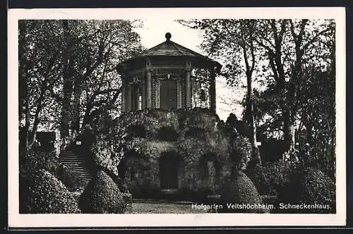 AK Veitshöchheim, Hofgarten, Schneckenhaus