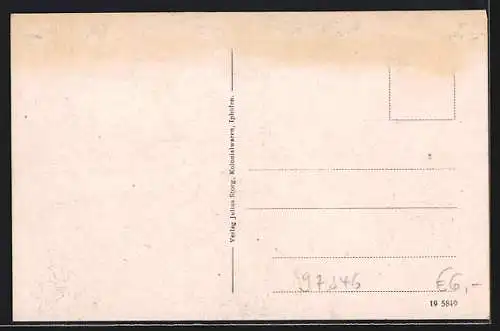 AK Iphofen, Mainbernheimertor, Ortspartie