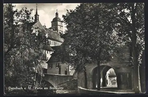 AK Dettelbach / Main, am Brückentor