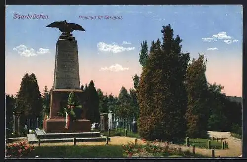 AK Saarbrücken, Denkmal im Ehrenthal