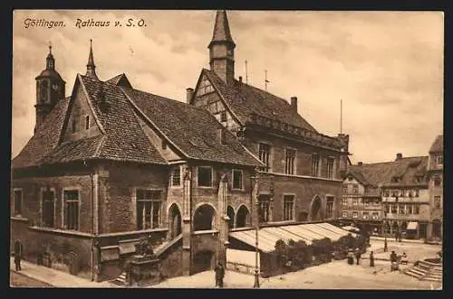 AK Göttingen, Rathaus von Südosten