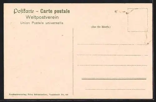 AK Stuttgart, Johanniskirche und Feuersee