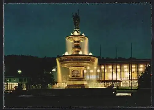 AK Würzburg, Kiliansbrunnen am Hauptbahnhof