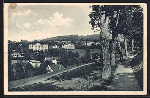AK Gräfenberg, Blick von einer Anhöhe auf den Ort