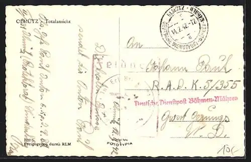 AK Olmütz, Totalansicht