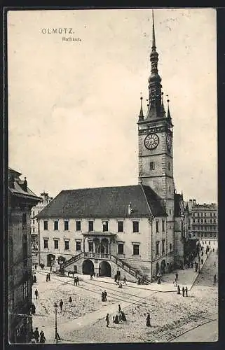 AK Olmütz, Ansicht vom Rathaus