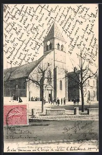 AK Is-sur-Tille, Église et Asile