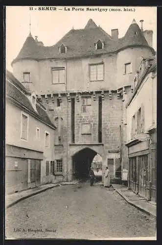 AK Semur, La Porte Sauvigny, mon. hist.