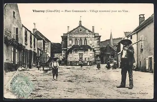 AK Viserny, Place Communale