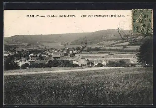 AK Marly-sur-Tille, Vue Panoramique côté Est