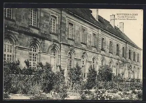 AK Moutiers-Saint-Jean, Facade Principale de l`ancien Monastère