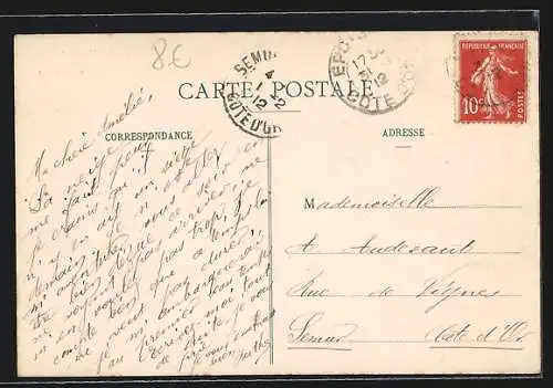 AK Moutiers-Saint-Jean, Facade Principale de l`ancien Monastère