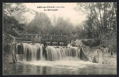 AK Arc-sur-Tille, Le Déversoir