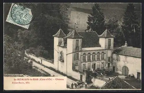 AK St-Romain-le-Bas, Château pittoresque en Côte-d`Or