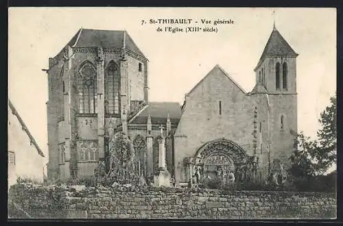 AK St-Thibault, Vue générale de l`Église, XIII? siècle