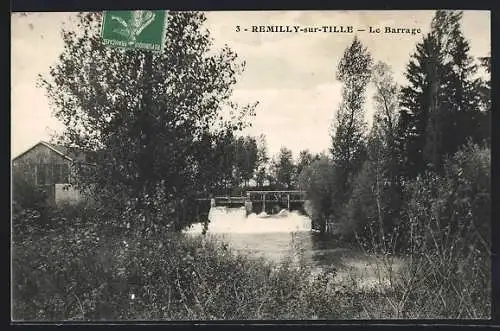 AK Remilly-sur-Tille, le Barrage