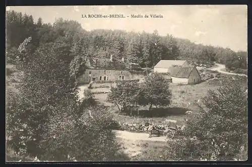 AK La Roche-en-Brenil, Moulin de Villerin